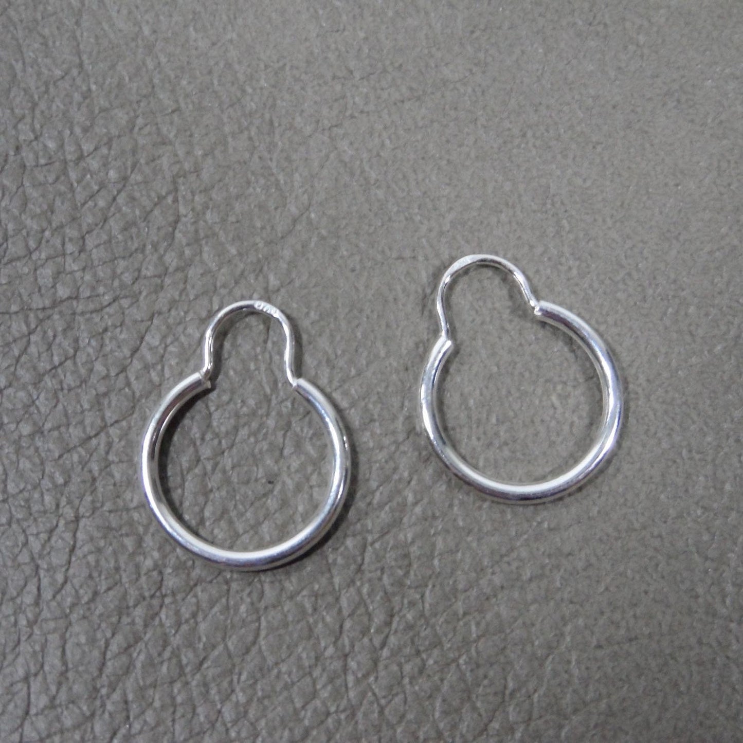 Dainty Sterling Silver Hoop Earrings