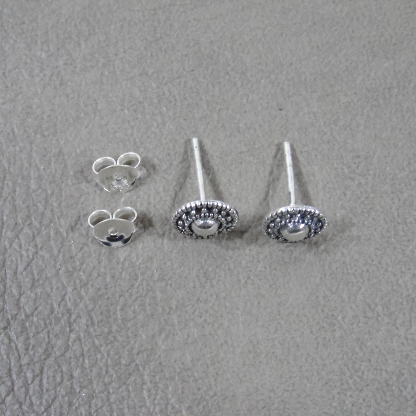 Dainty Sterling Silver Ball Stud Earrings