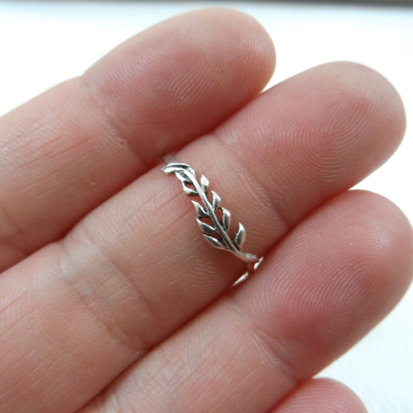 Leaf Ring in Sterling Silver