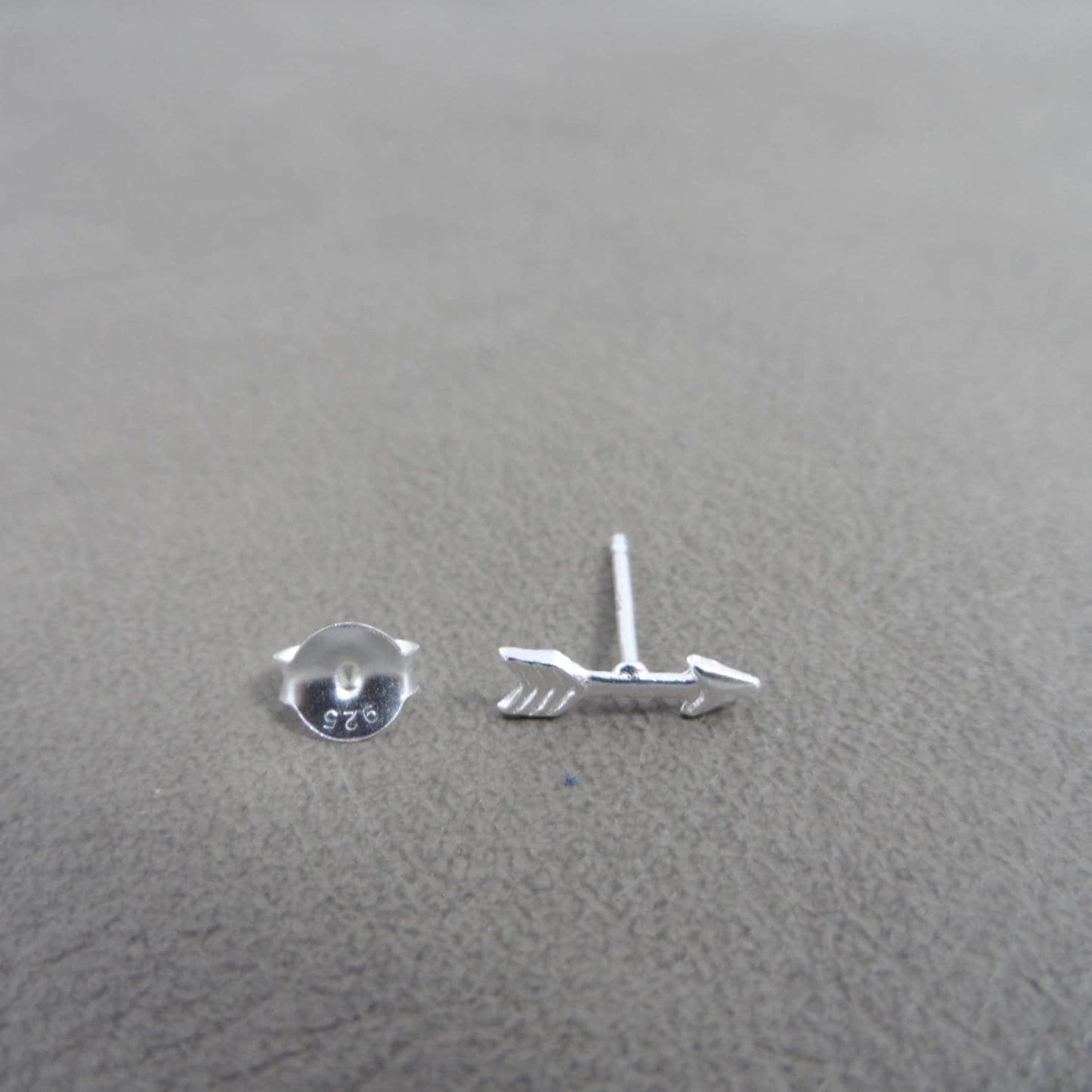 SINGLE Arrow Stud Earring in Sterling Silver