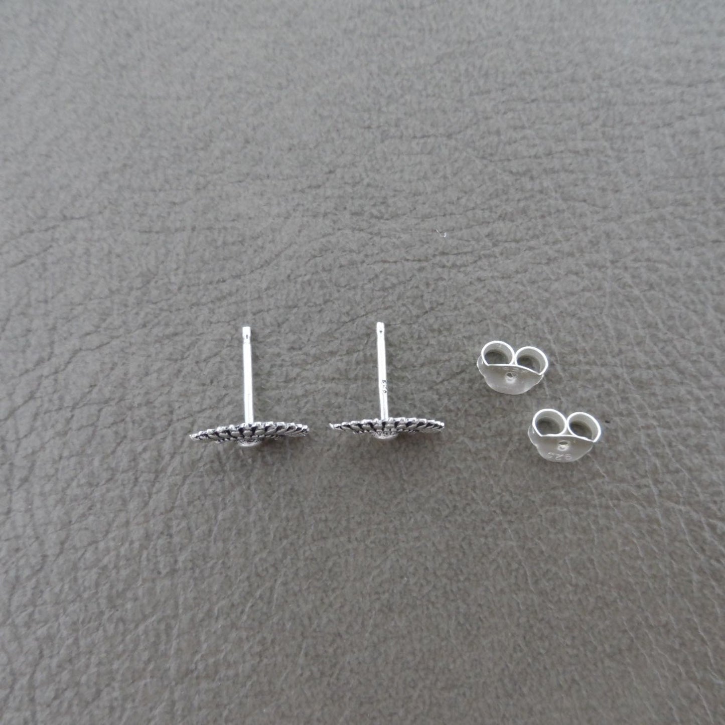 Dainty Stud Earrings in Sterling Silver