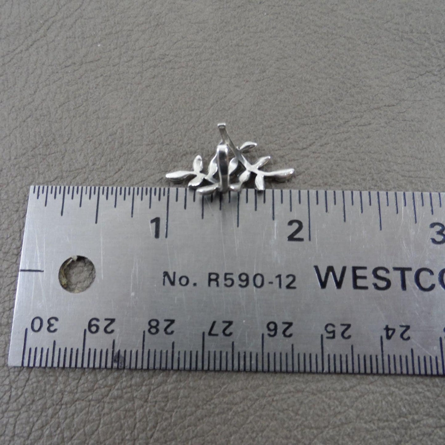 Leaf Ear Cuff Sterling Silver