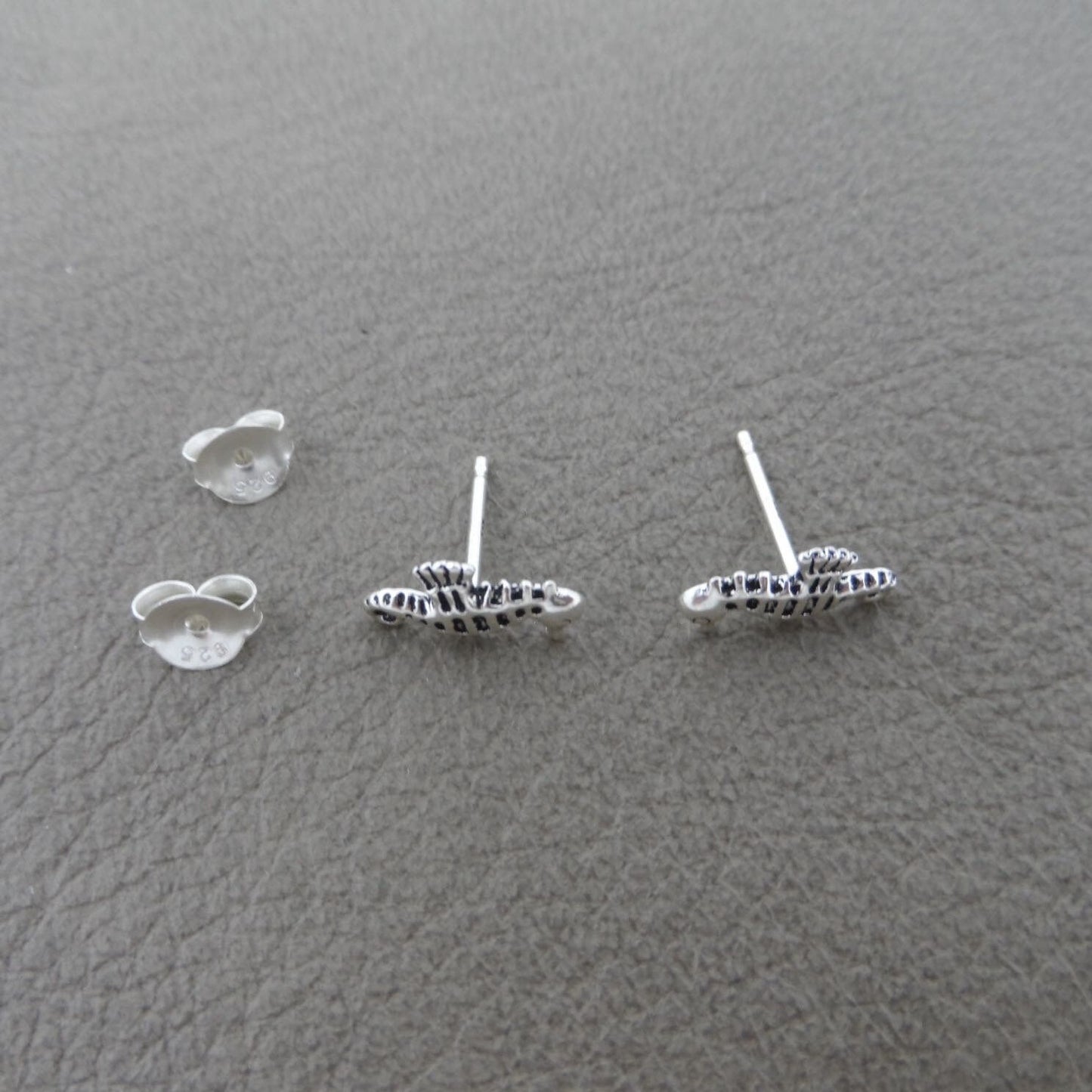 Seahorse Earrings in Sterling Silver