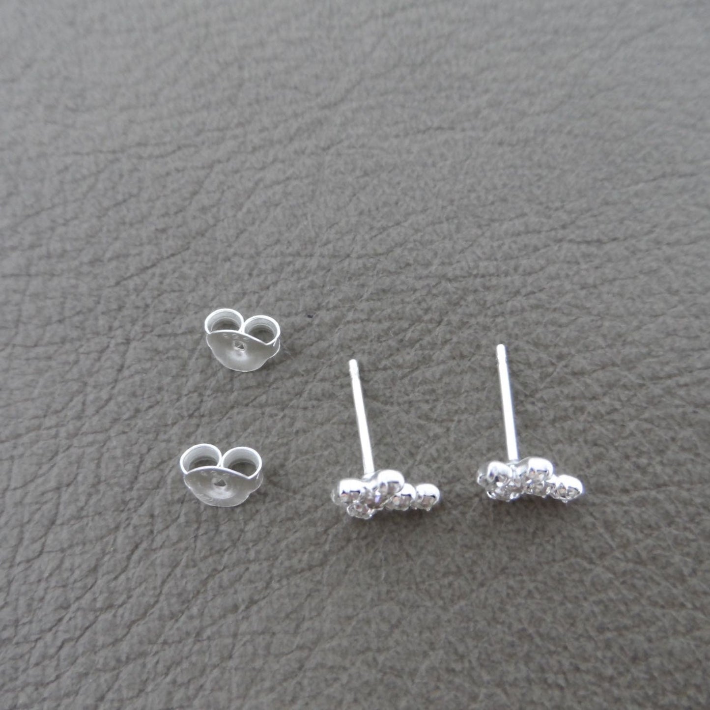 Cross Earrings with Cubic Zirconia