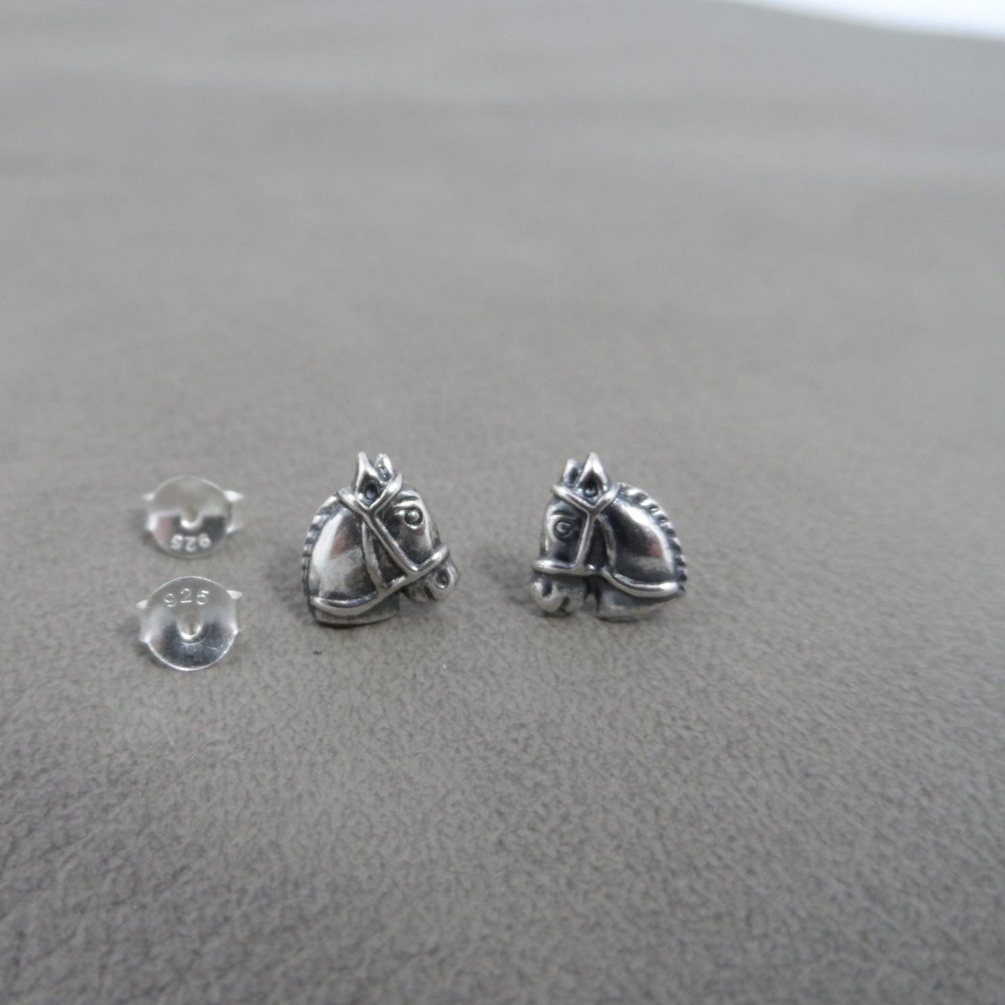 Horse Earrings in Sterling Silver