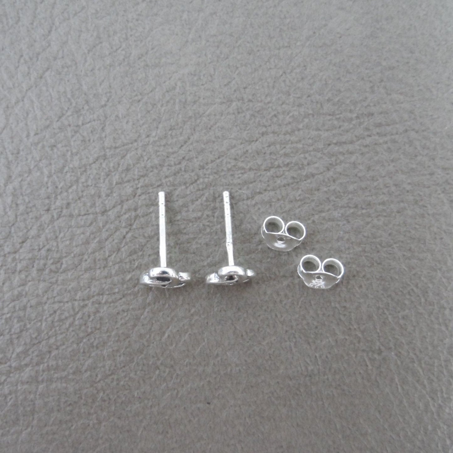 Triple Celtic Knot Studs in Sterling Silver