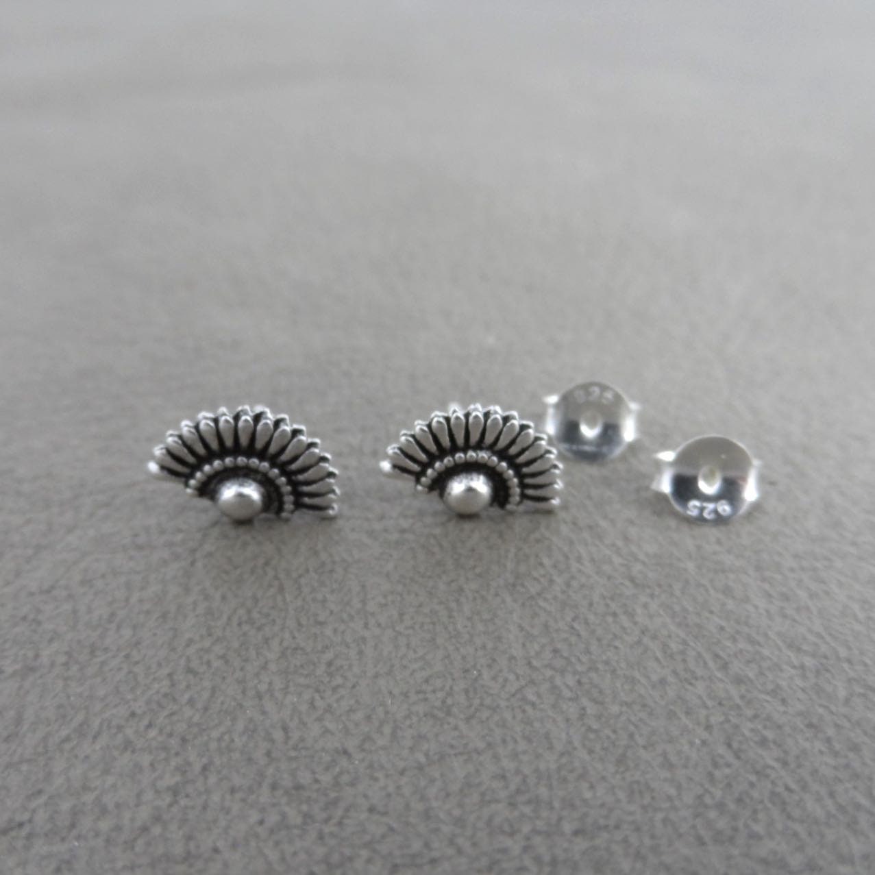 Dainty Stud Earrings in Sterling Silver