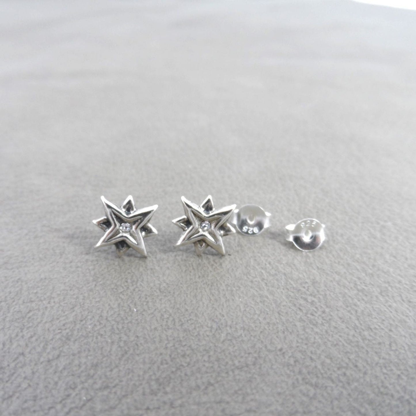 North Star Sterling Silver Earrings