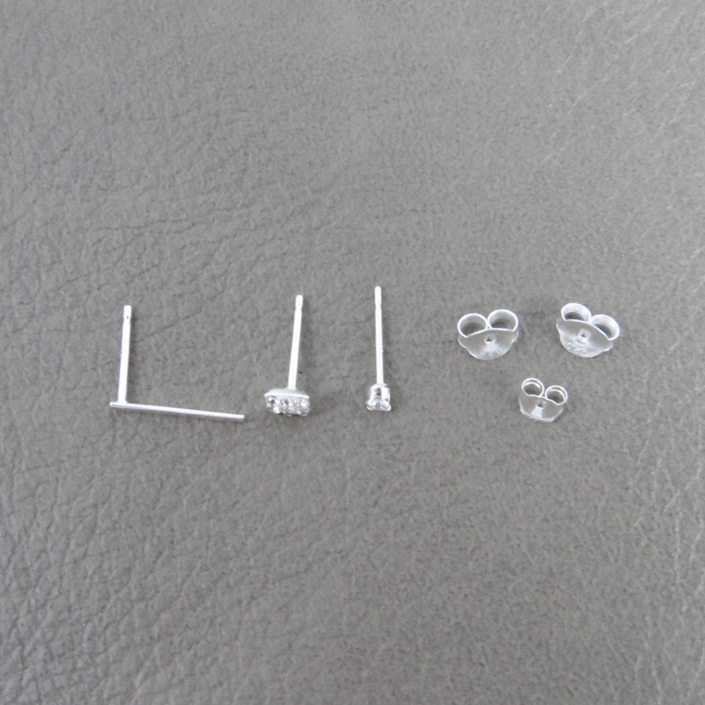 Set of 3 Earrings in Sterling Silver