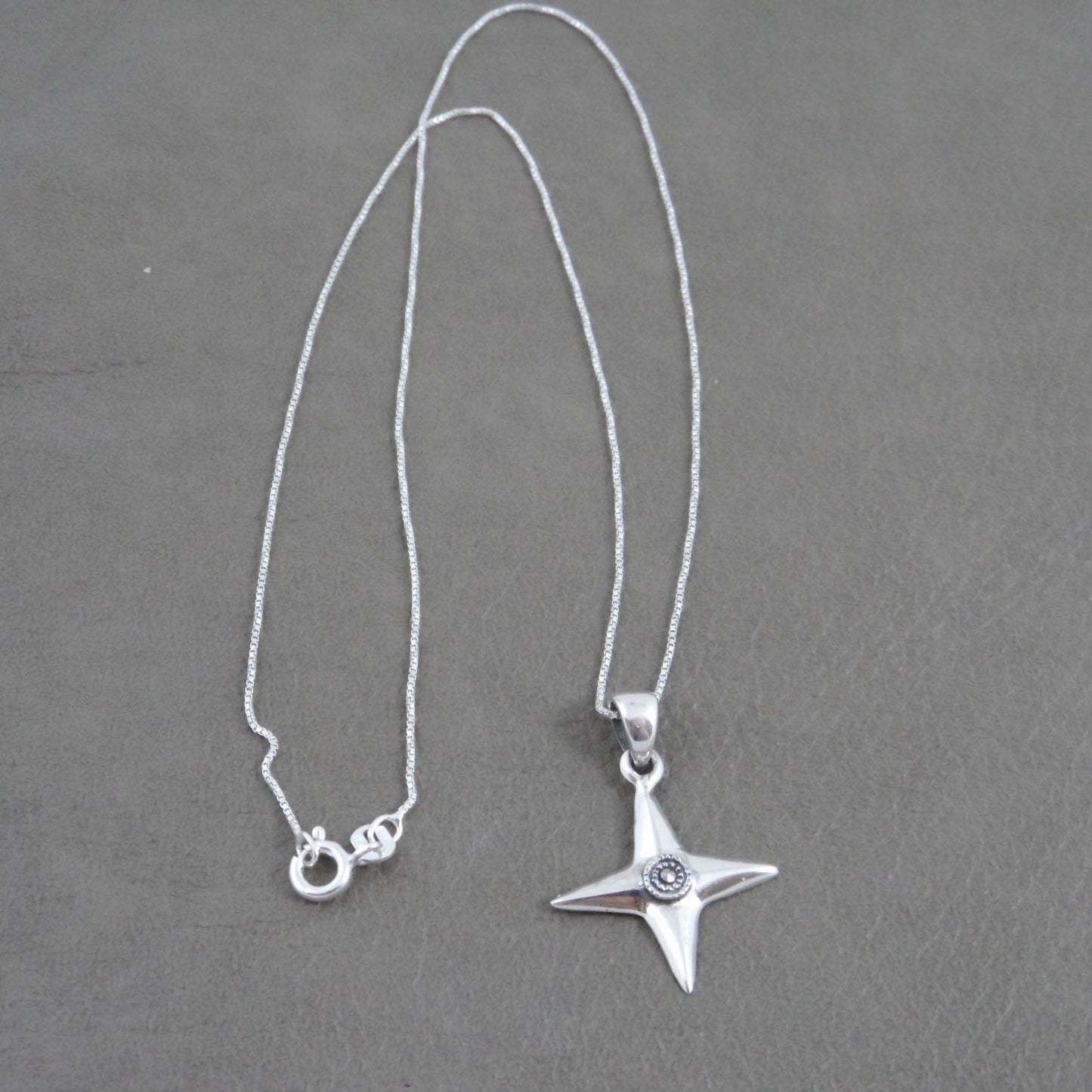 North Star Necklace in Sterling Silver