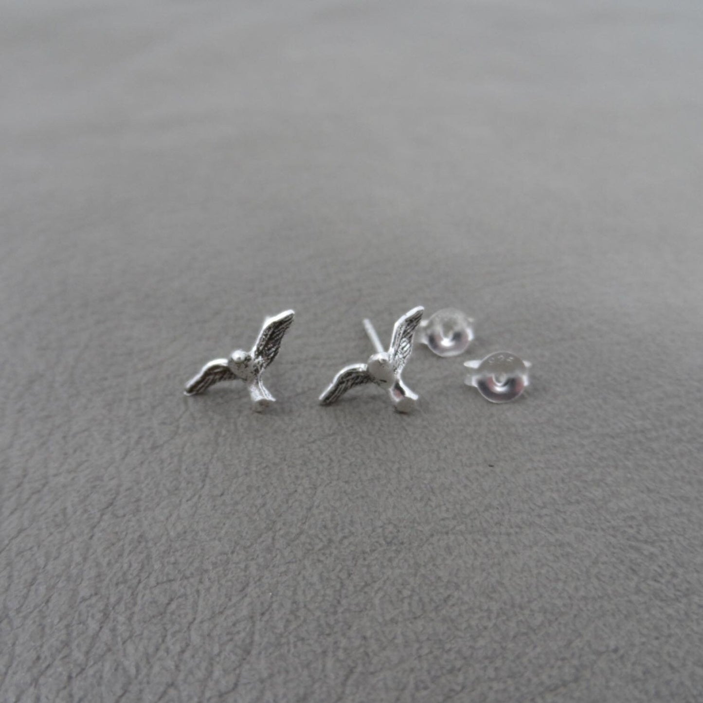 Sparrow Earrings in Sterling Silver