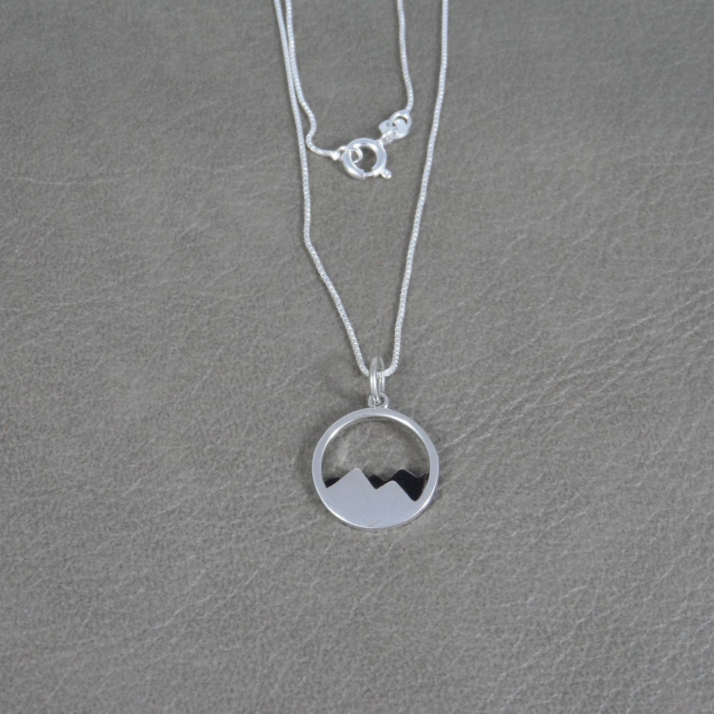 Mountain Necklace in Sterling Silver