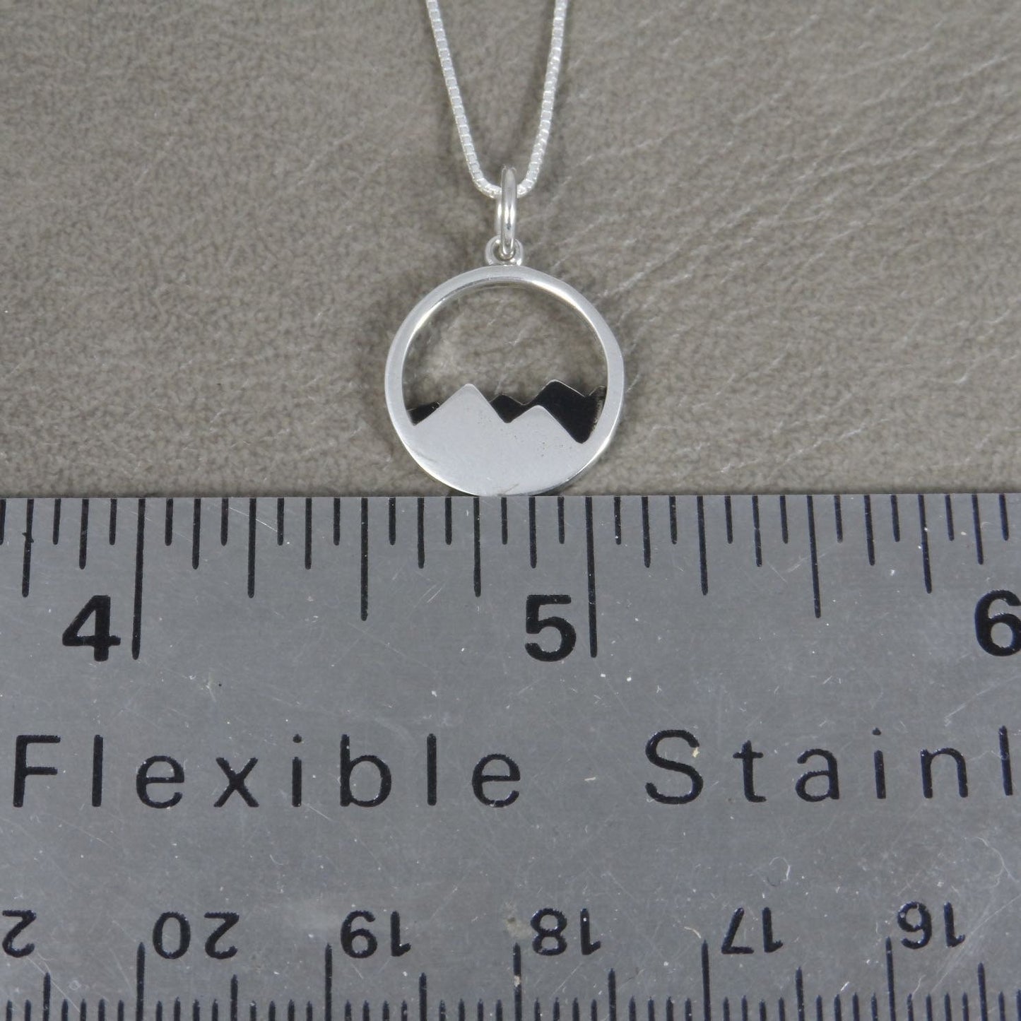 Mountain Necklace in Sterling Silver