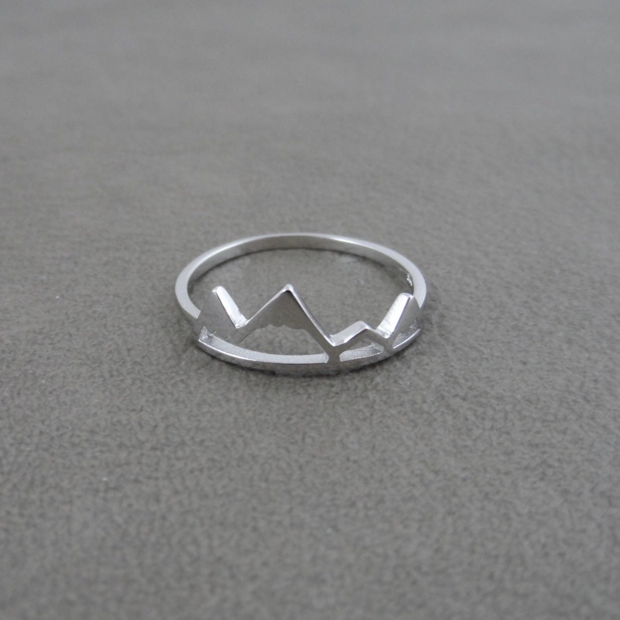 Mountain Ring in Sterling Silver