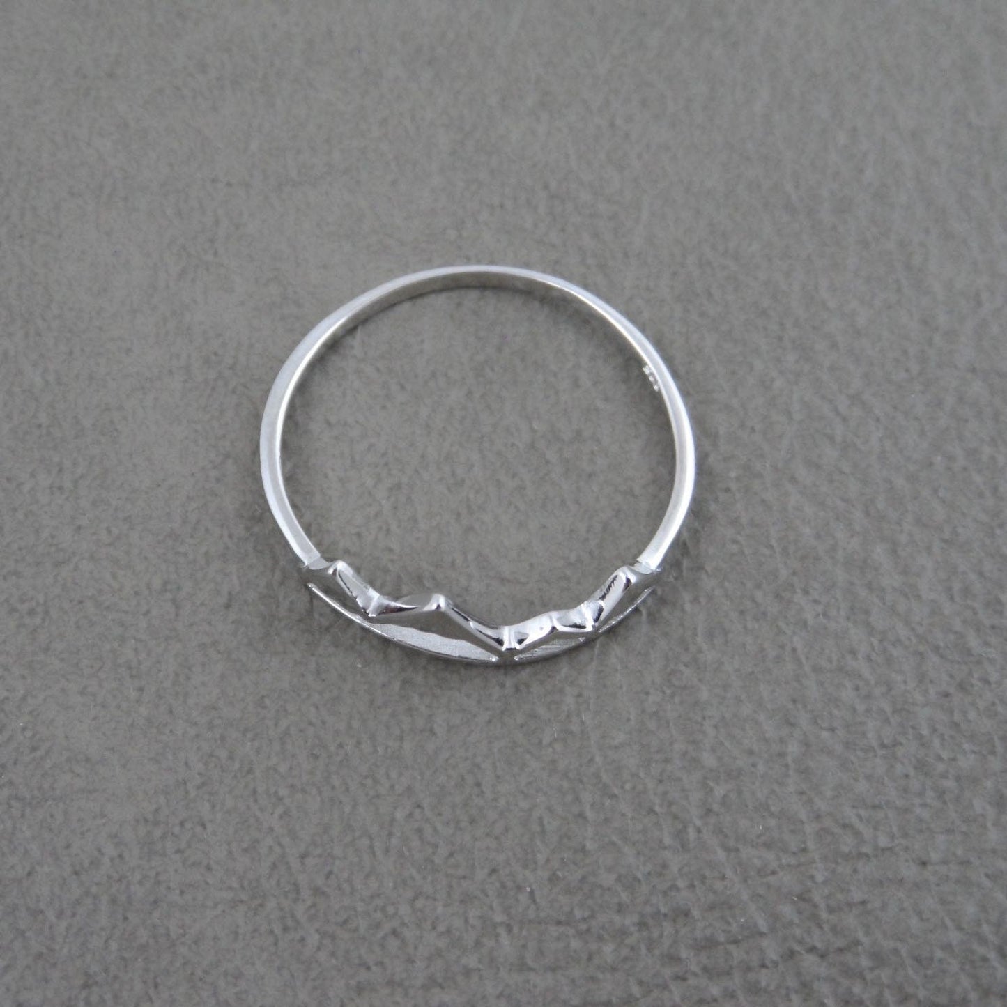 Mountain Ring in Sterling Silver