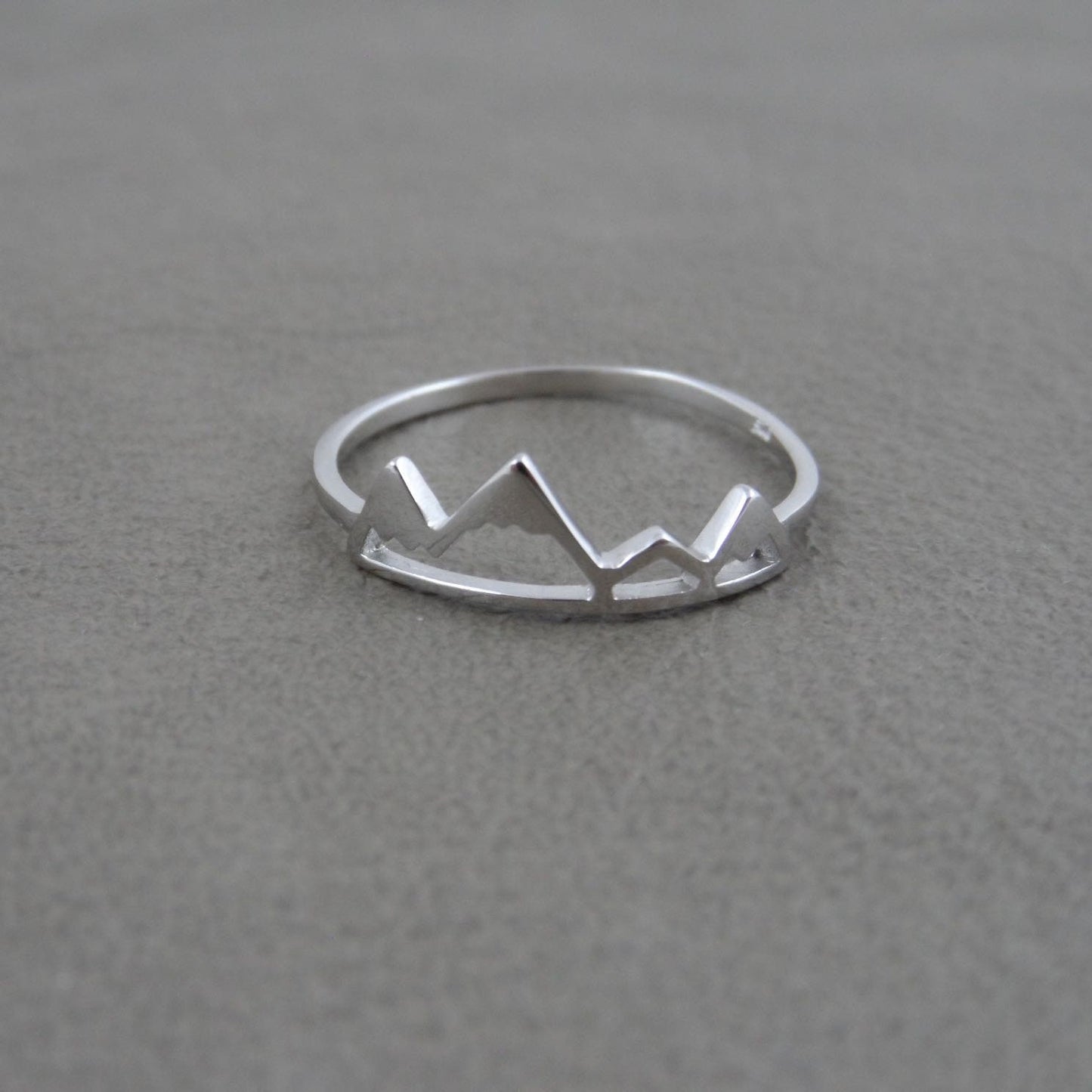 Mountain Ring in Sterling Silver