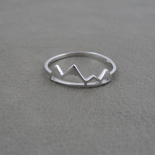 Mountain Ring in Sterling Silver