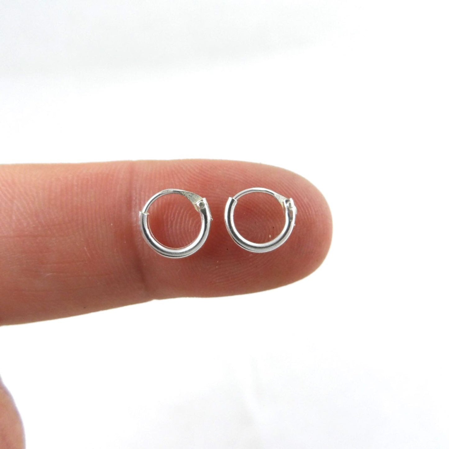 Hoop Earrings-8mm