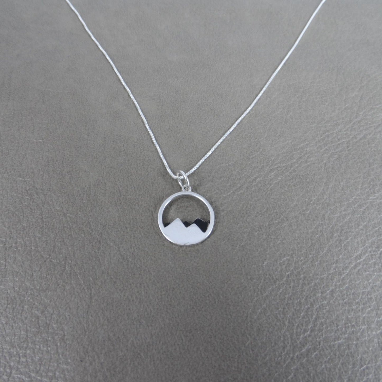 Mountain Necklace in Sterling Silver