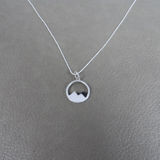 Mountain Necklace in Sterling Silver