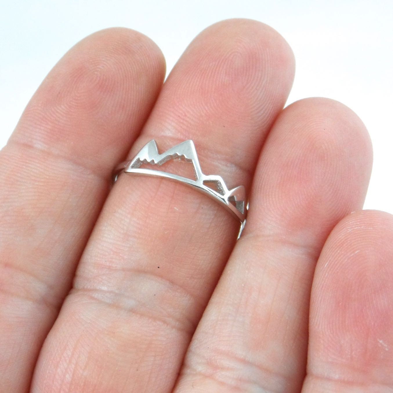 Mountain Ring in Sterling Silver