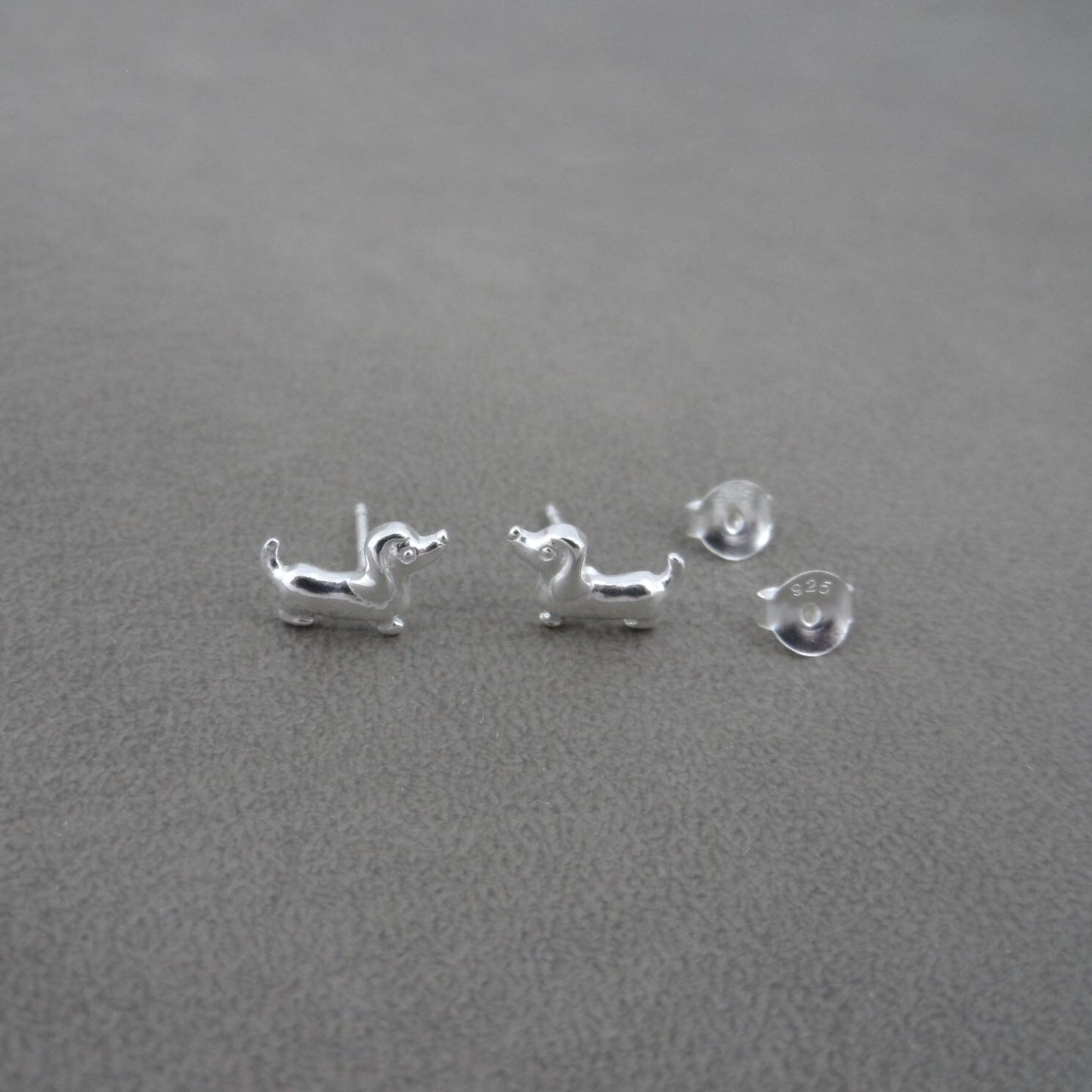 Dachshund Dog Sterling Silver Earringsarrings