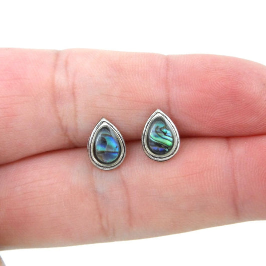 Abalone Teardrop Earrings