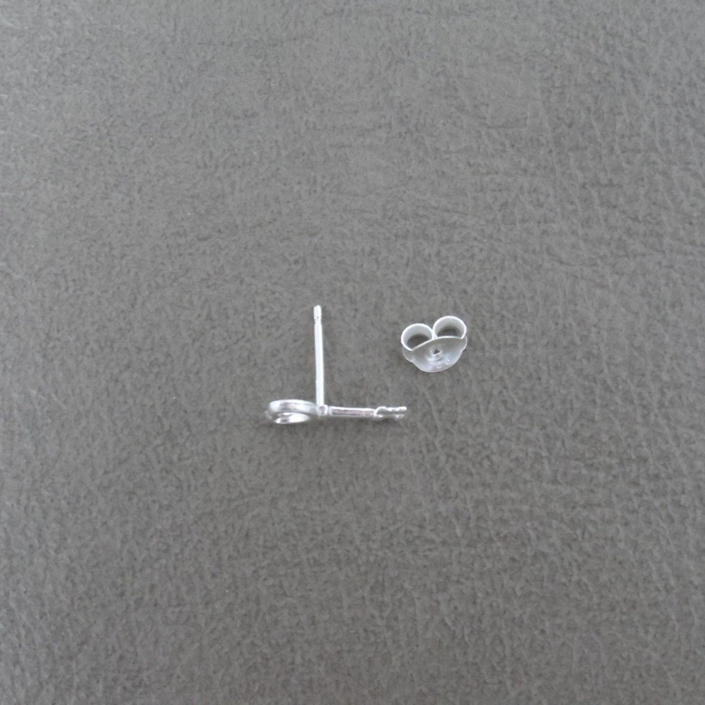 SINGLE-Key Earrings in Sterling Silver