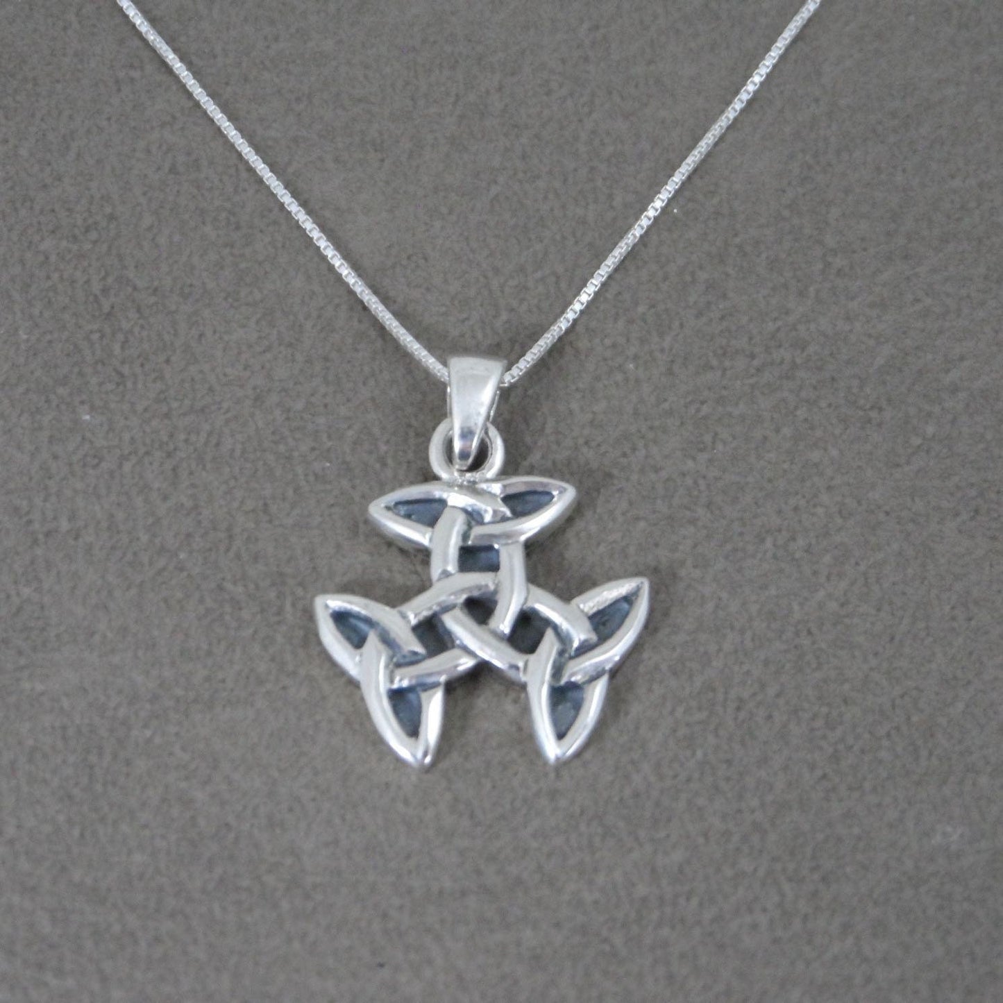 Celtic Knot Necklace in Sterling Silver