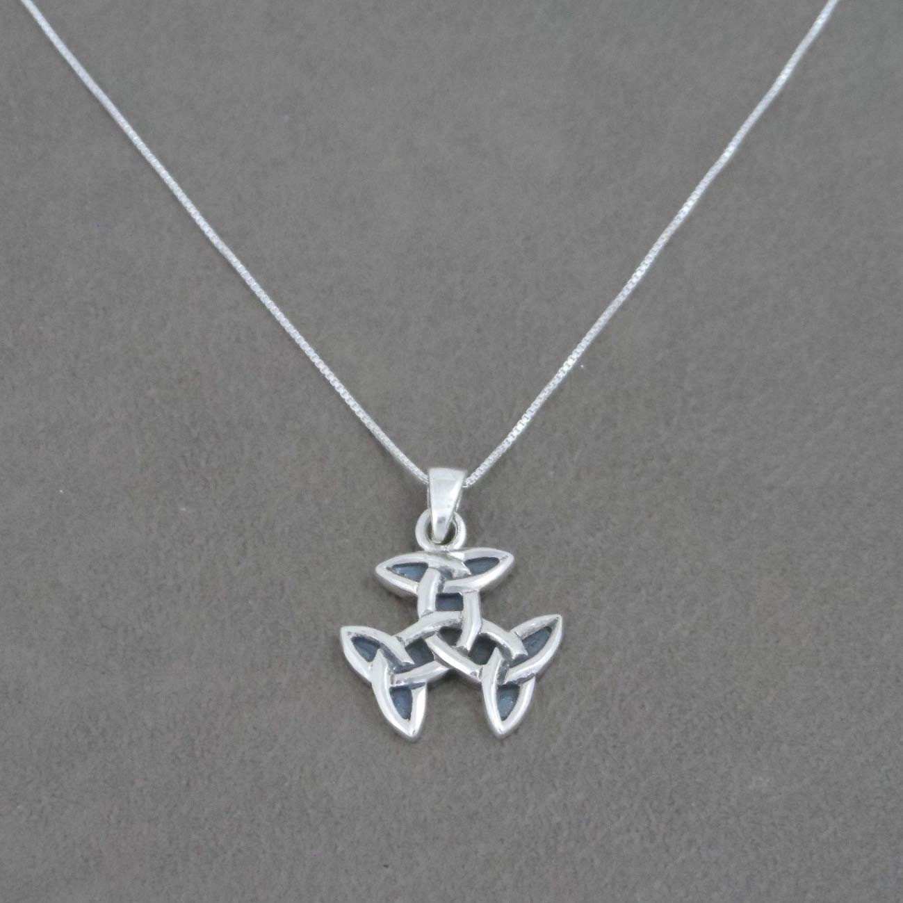 Celtic Knot Necklace in Sterling Silver