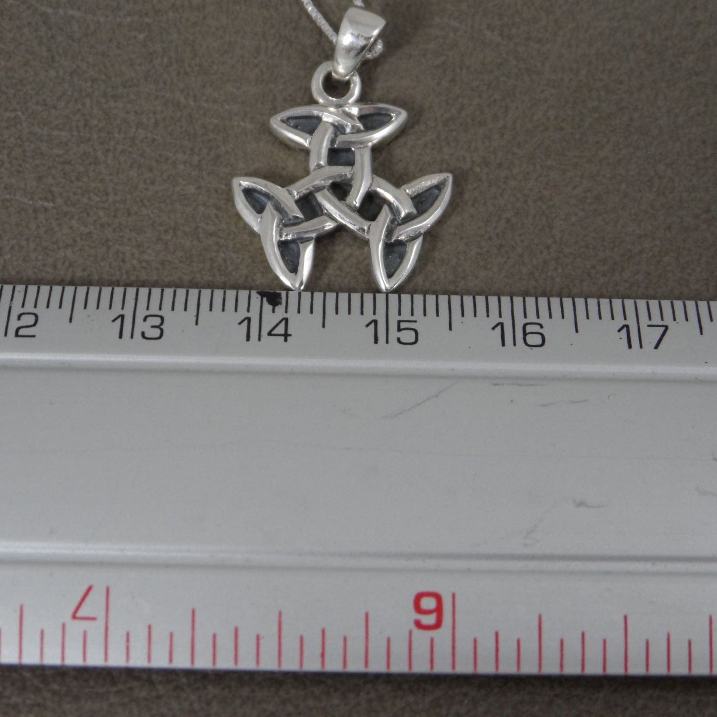 Celtic Knot Necklace in Sterling Silver