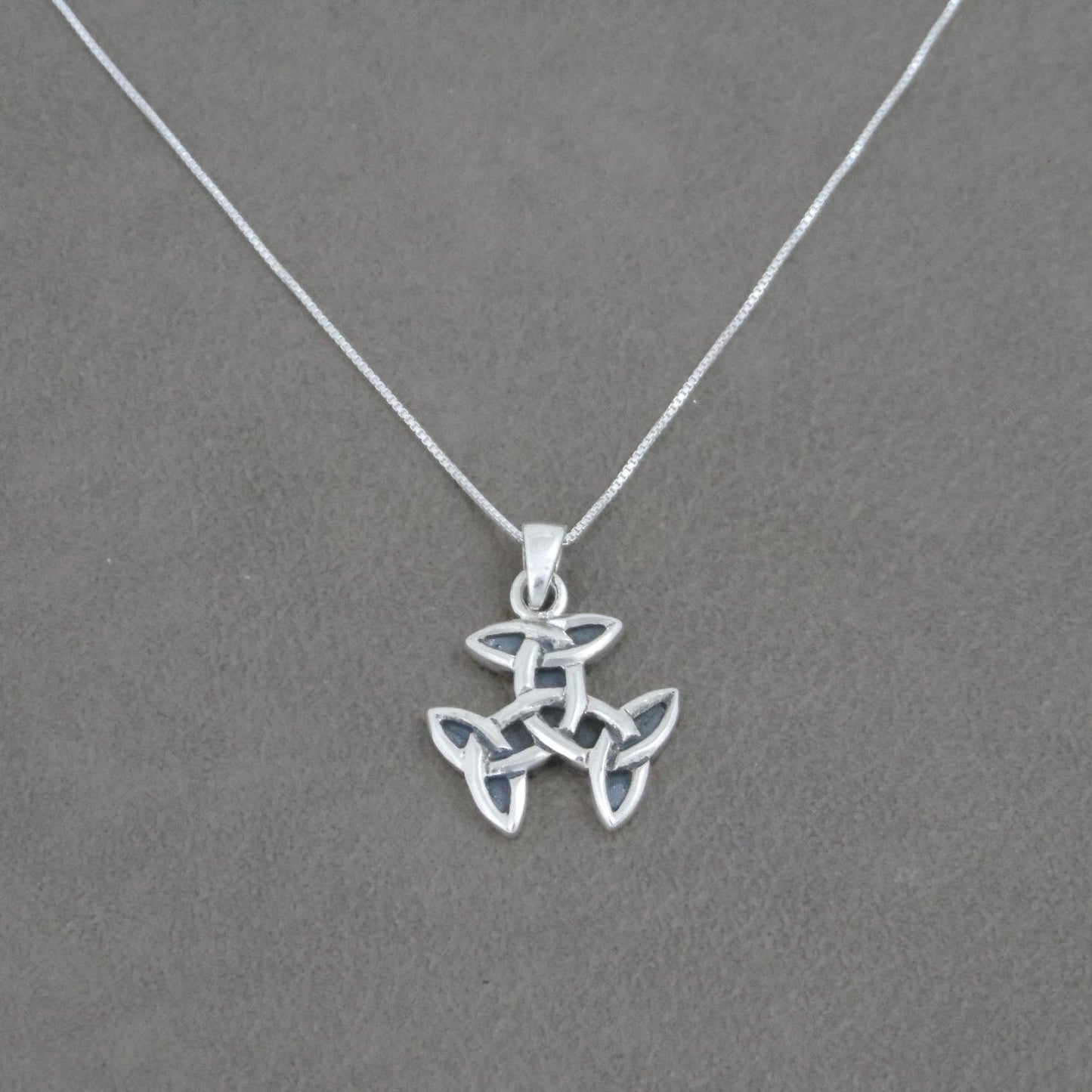 Celtic Knot Necklace in Sterling Silver