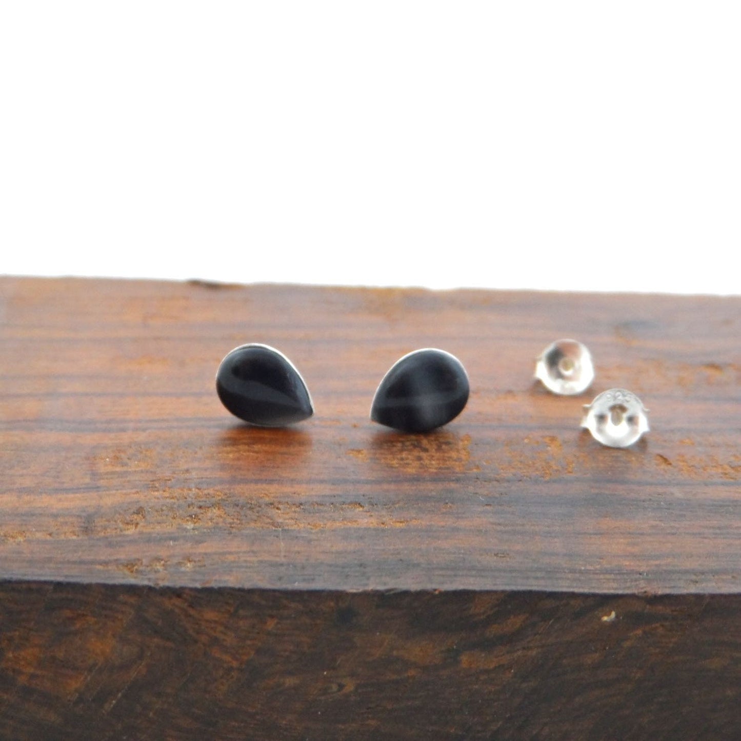 Black Shell Earrings