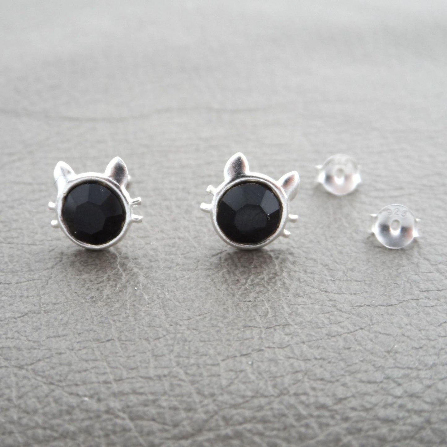 Cat Stud Earrings