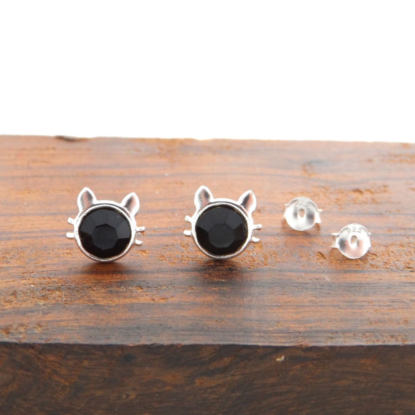 Cat Stud Earrings