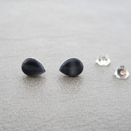 Black Shell Earrings