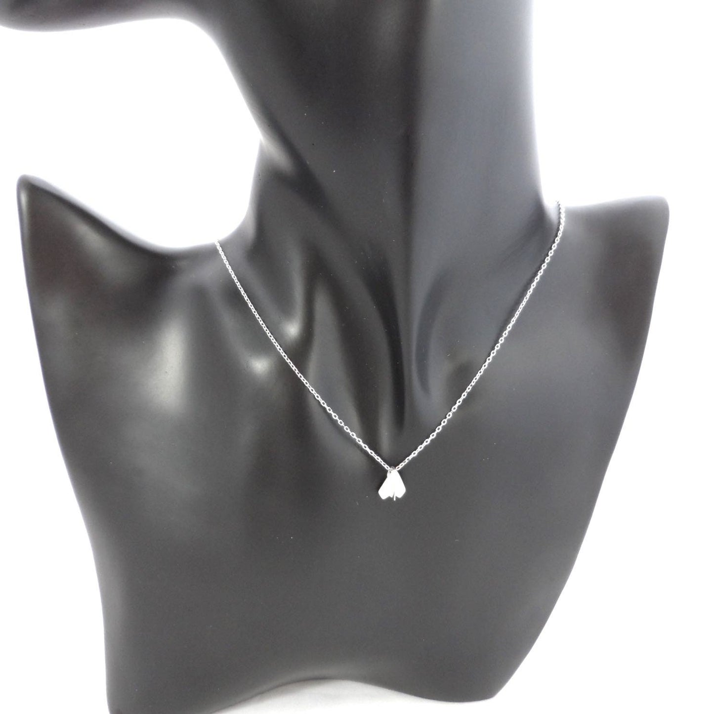 Paper Plane Sterling Silver Necklace