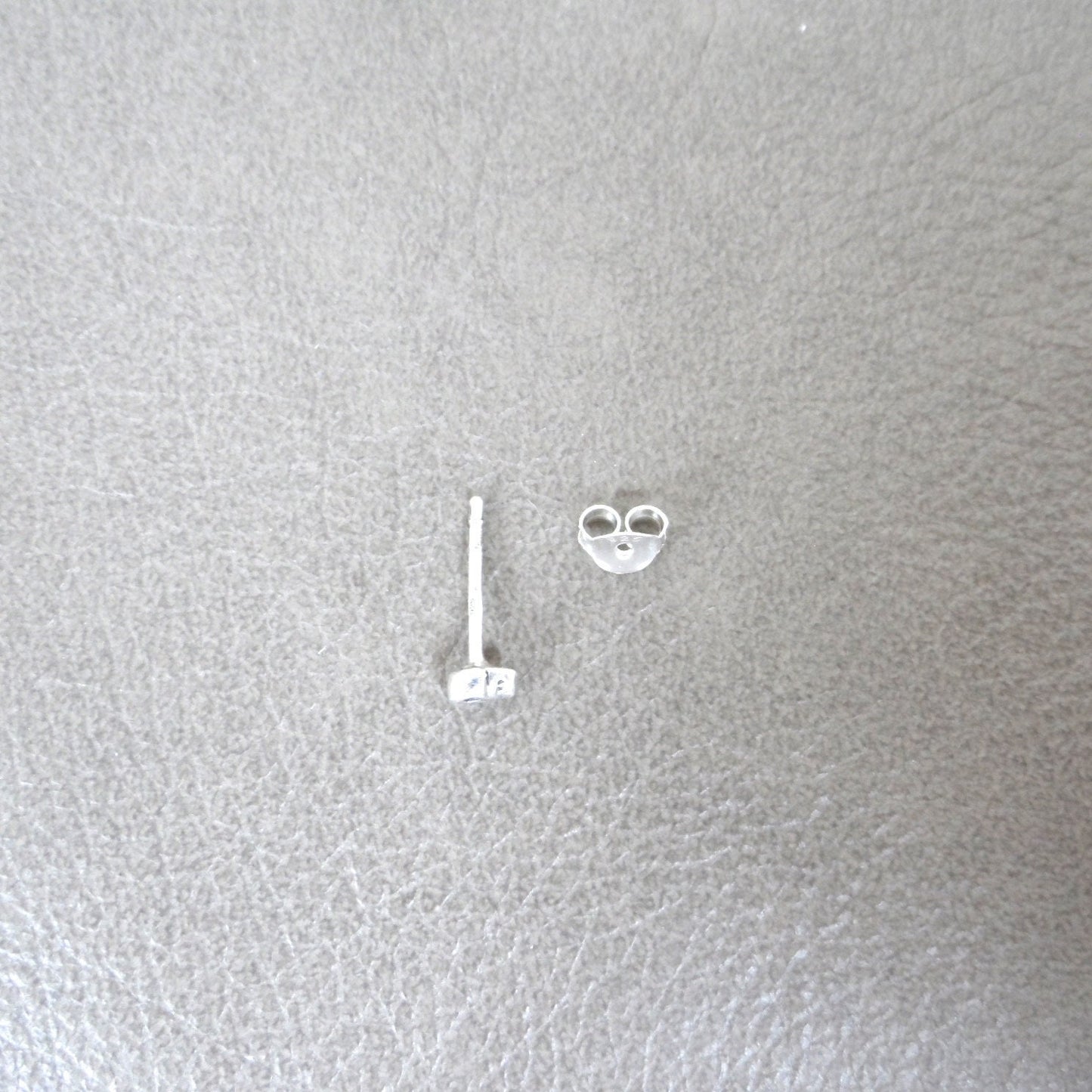 SINGLE Tiny Skull Sterling Silver Earring