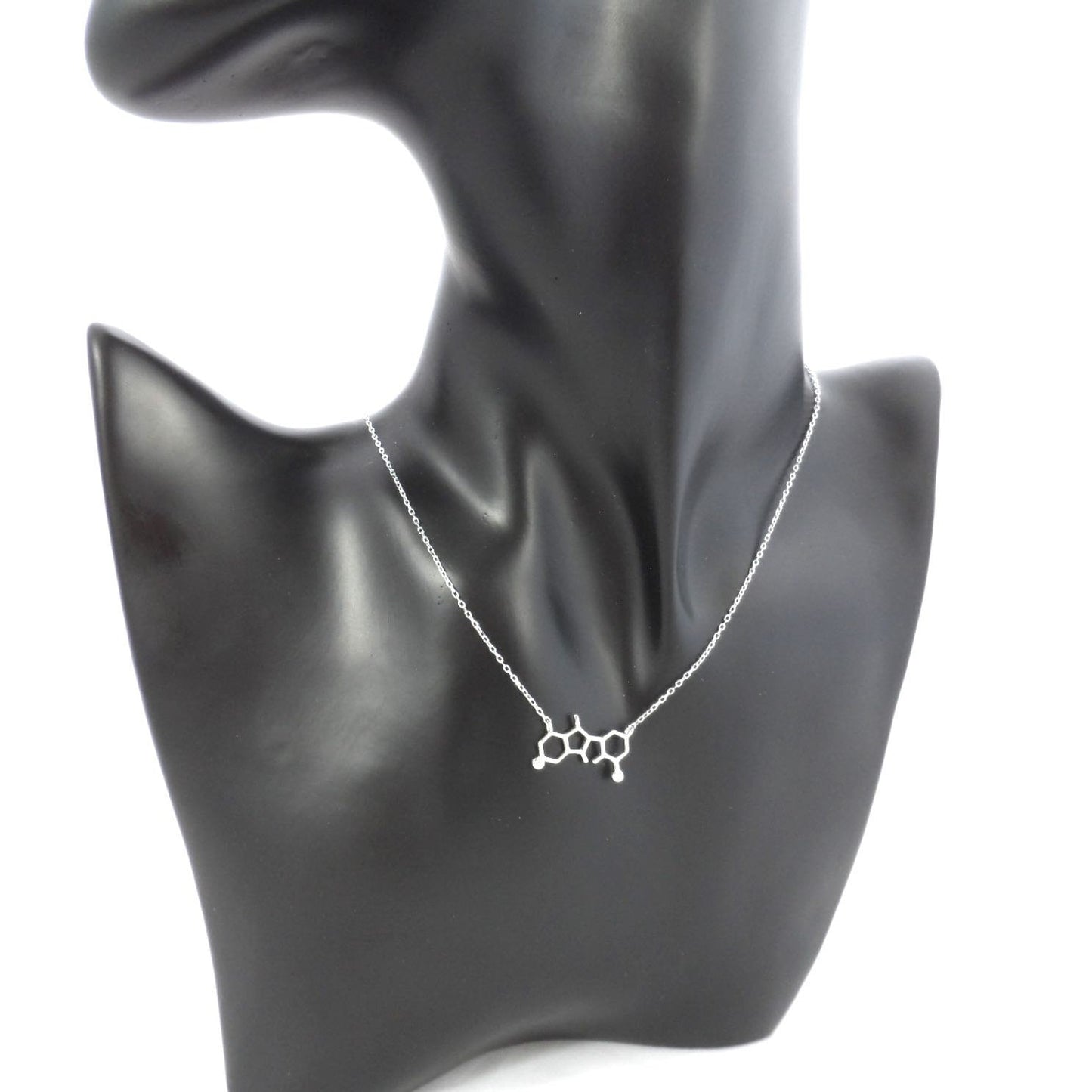 Molecule Sterling Silver Necklace