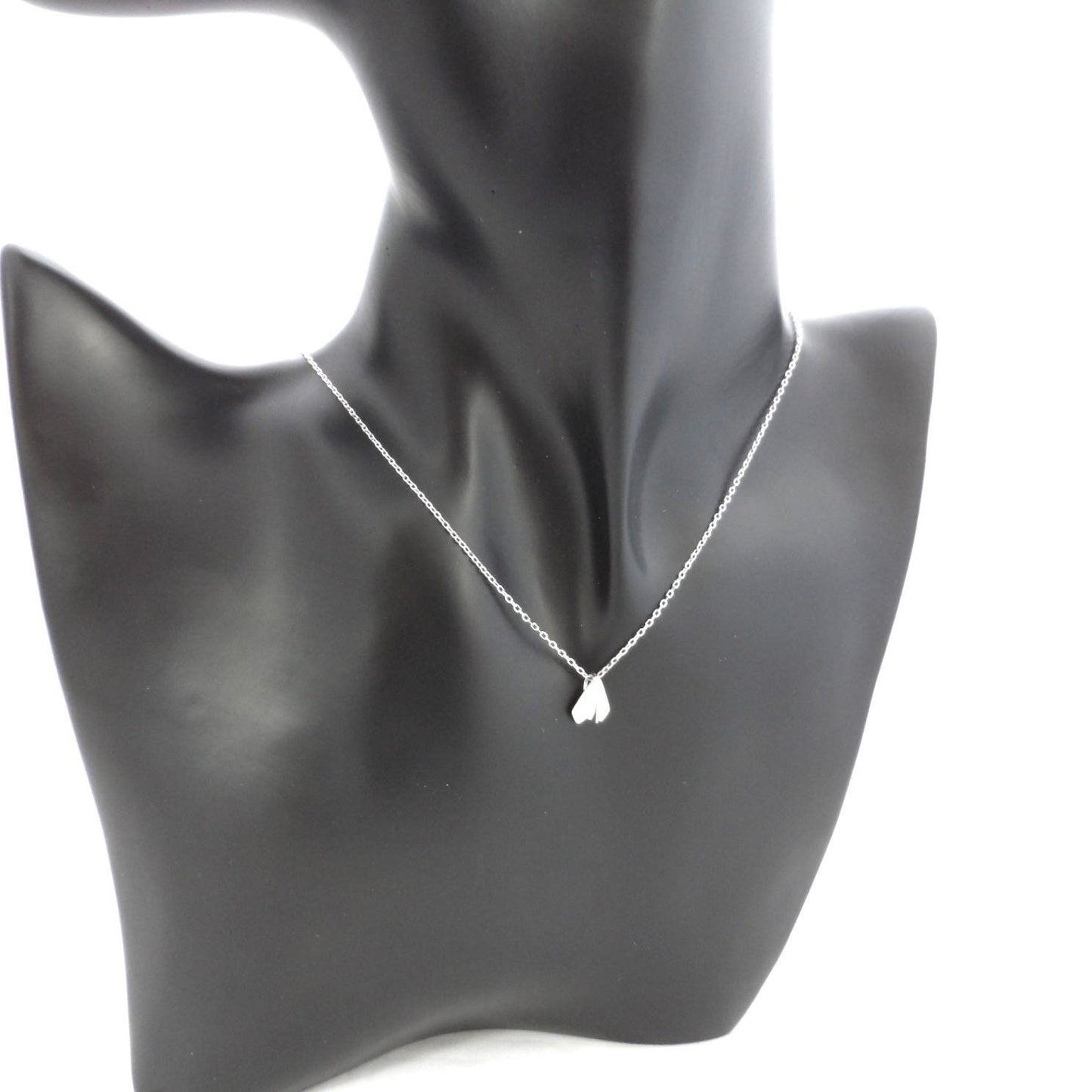 Paper Plane Sterling Silver Necklace