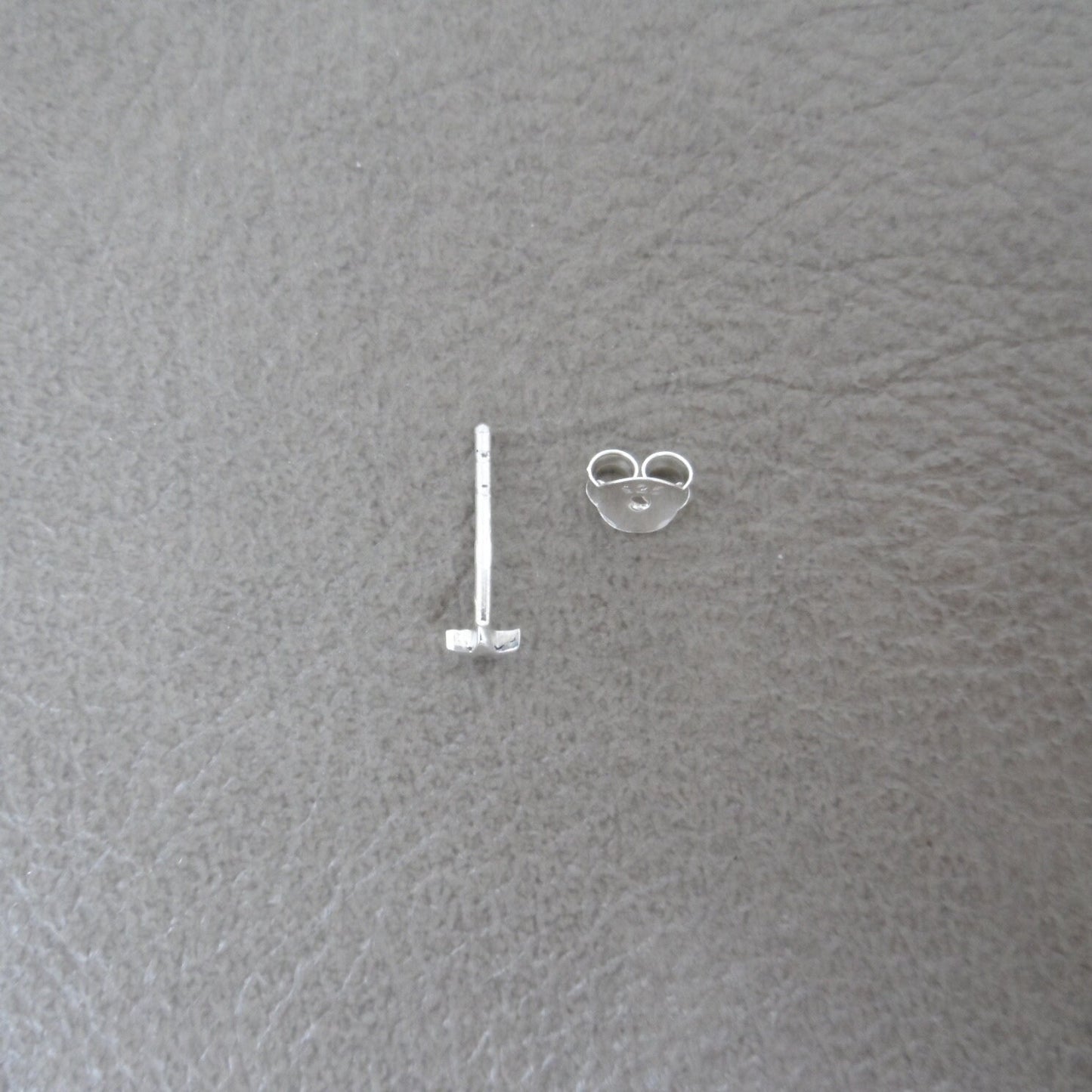 SINGLE Tiny Star Earring in Sterling Silver