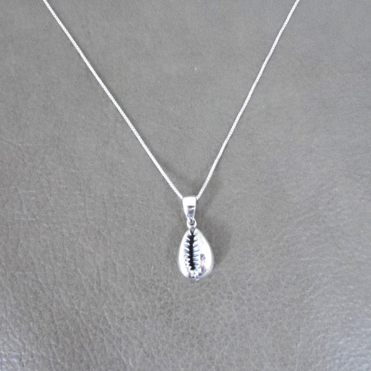 Cowry Shell Necklace in Sterling Silver Necklace