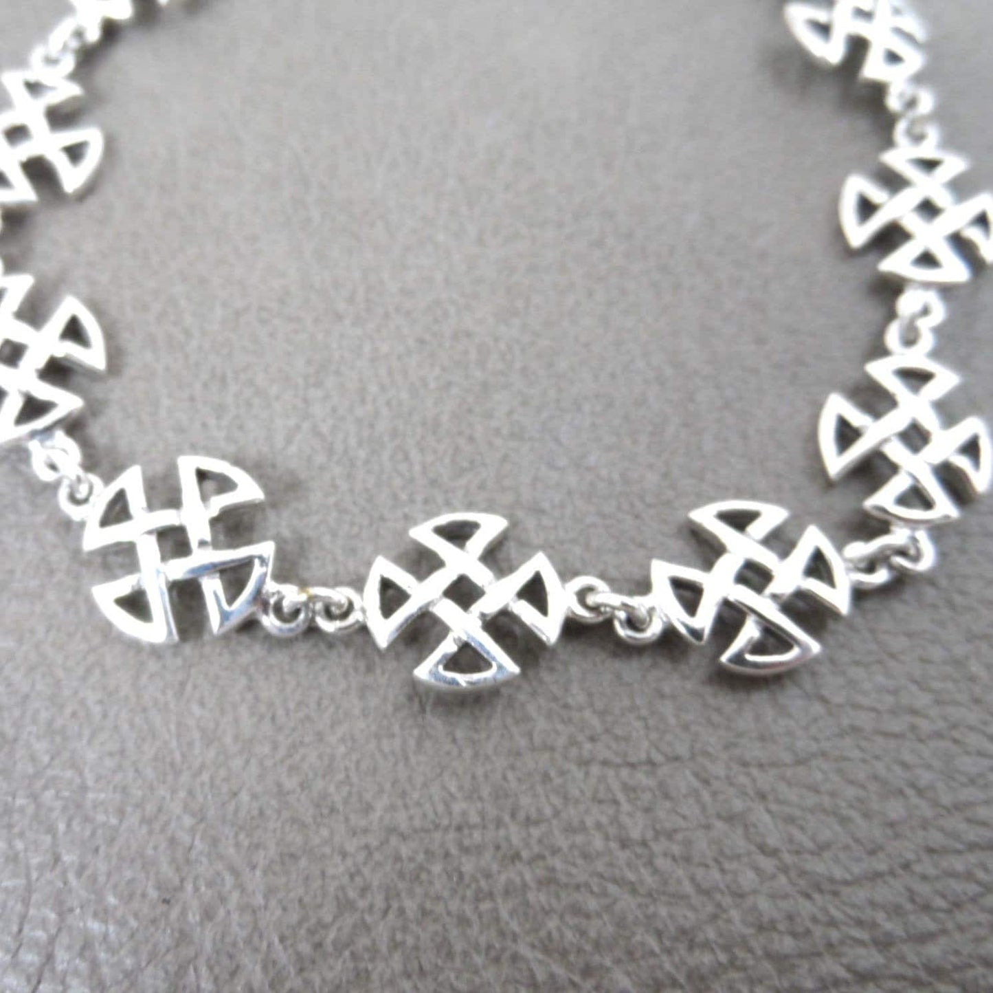 Celtic Knot Bracelet in Sterling Silver