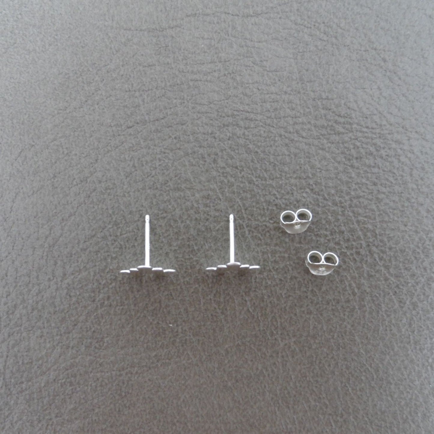 Puzzle Earrings in Sterling Silver