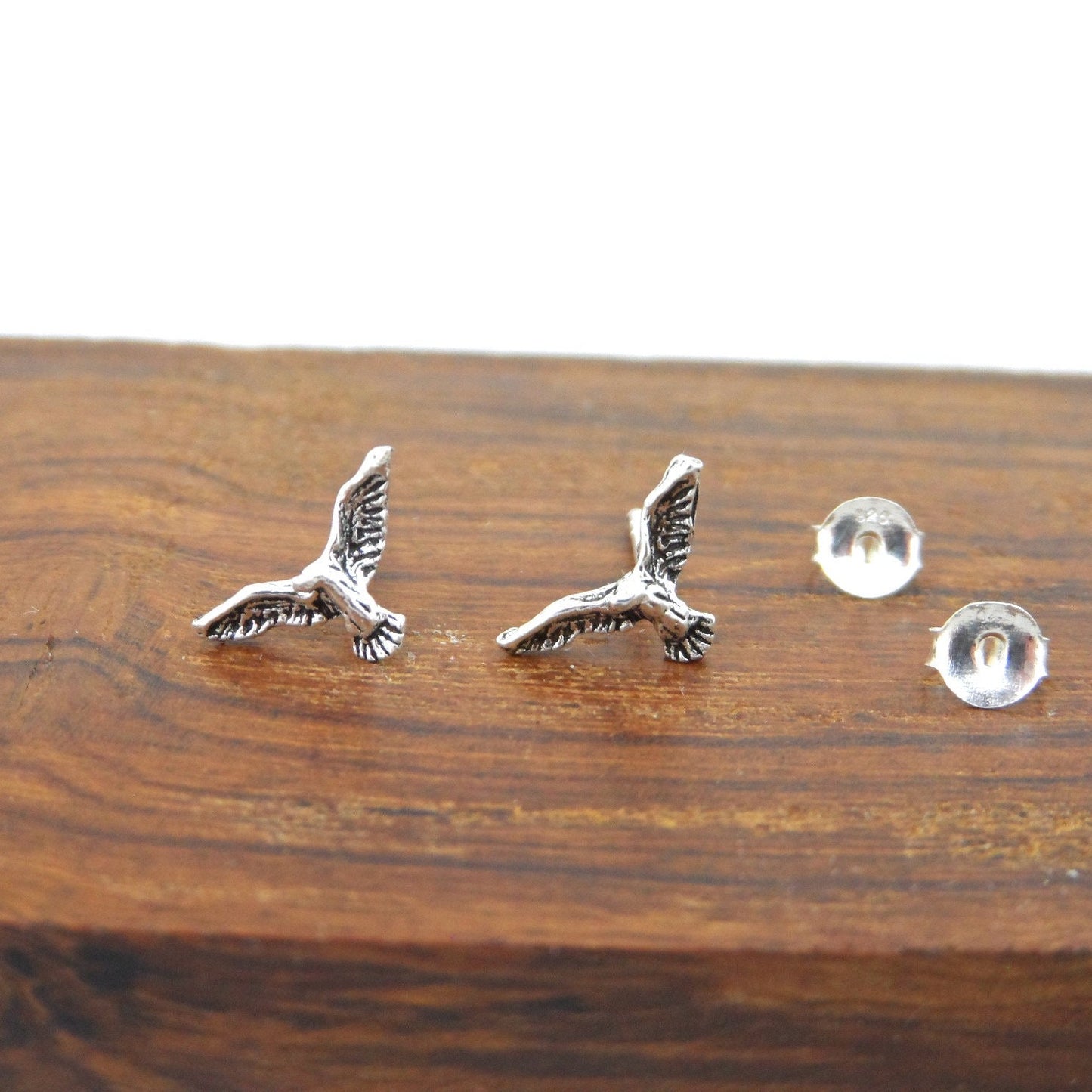 Dove Earrings in Sterling Silver