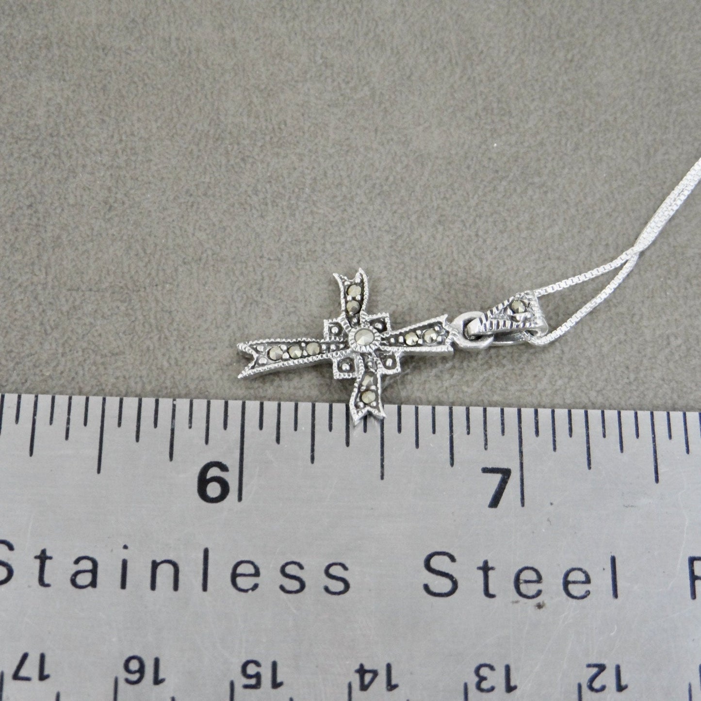 Cross Necklace in Sterling Silver