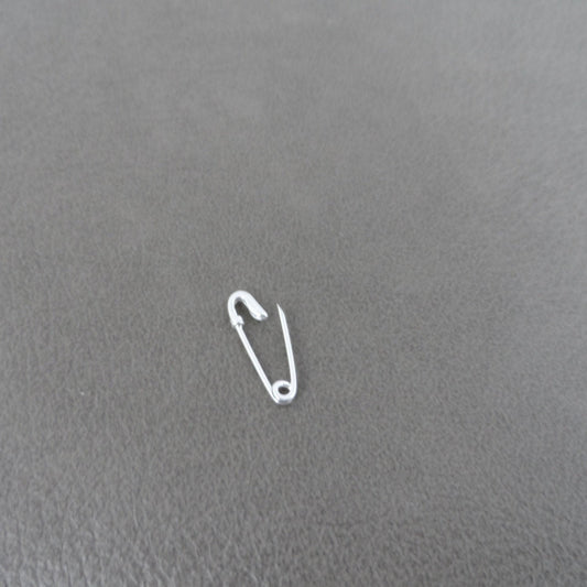 SINGLE Safety Pin Earring in Sterling Silver