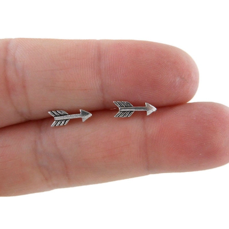 Arrow Earrings in Sterling Silver