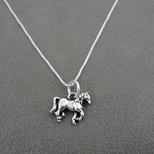 Horse Necklace in Sterling Silver