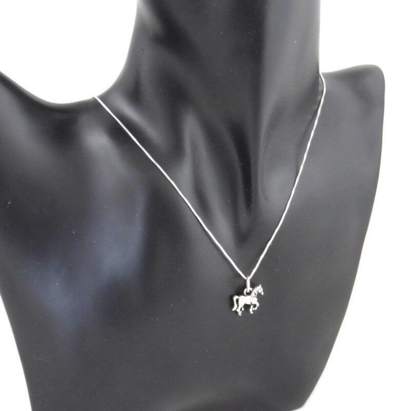 Horse Necklace in Sterling Silver